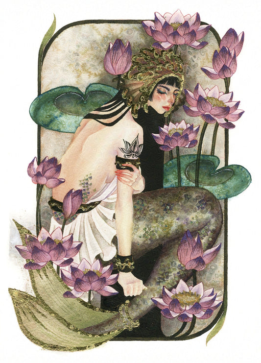 Lotus's Secret - Fine Art print